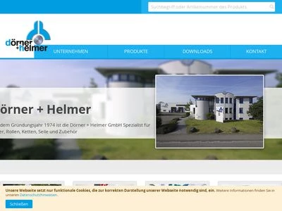 Website von Dörner + Helmer GmbH