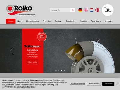 Website von Rolko Kohlgrüber GmbH