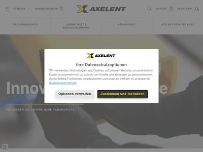 Website von Axelent GmbH