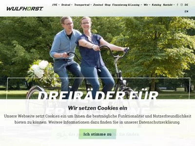 Website von Wulfhorst GmbH