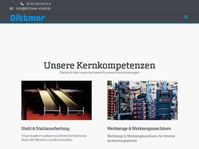 Website von Heinrich Dittmar GmbH & CO. KG