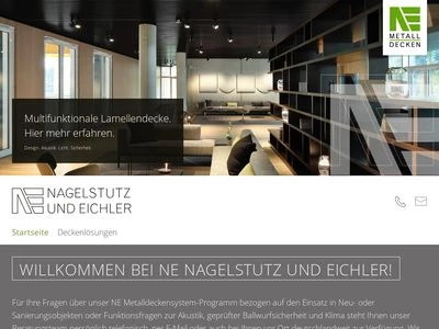 Website von Nagelstutz und Eichler GmbH & Co. KG