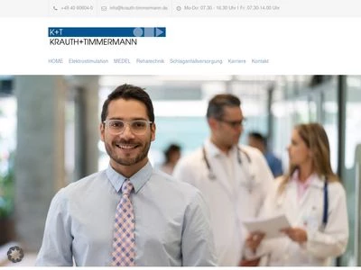 Website von KRAUTH+TIMMERMANN GmbH