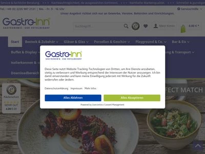 Website von Gastro-Inn GmbH