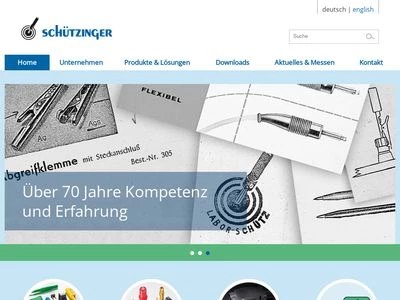 Website von Schützinger GmbH