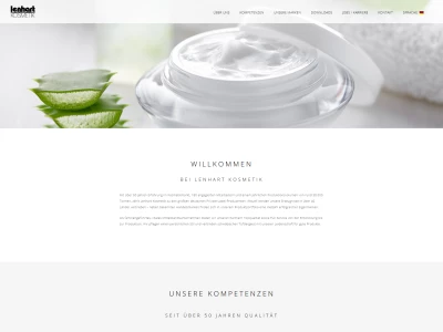 Website von Rudolf Lenhart GmbH & Co. KG