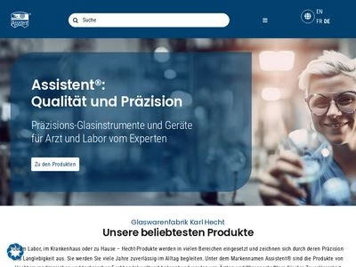 Website von Glaswarenfabrik Karl Hecht GmbH&Co KG