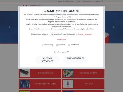 Website von DETAKTA Isolier- und Messtechnik GmbH & Co. KG