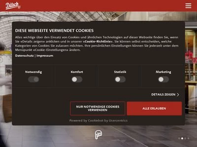 Website von Brezelbäckerei Ditsch GmbH