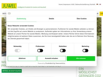 Website von Juwel H. Wüster GmbH