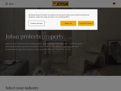 Website von Jotun (Deutschland) GmbH