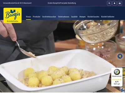 Website von Burgi's GmbH