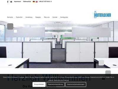 Website von Huttenlocher GmbH