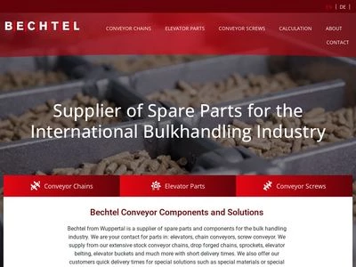 Website von Bechtel GmbH
