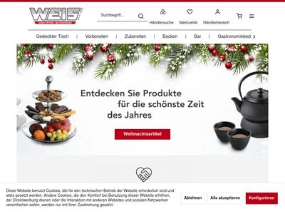 Website von Karl Weis u. Cie. GmbH