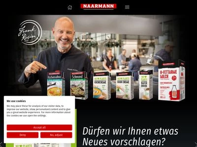 Website von Privatmolkerei Naarmann GmbH