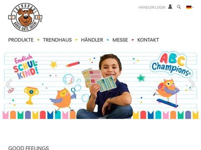 Website von Trendhaus Handelsgesellschaft mbH
