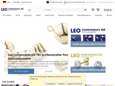 Website von LEO Components AG