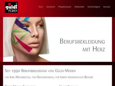 Website von GÜLDI MODEN GMBH