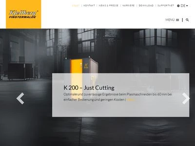 Website von Teknoholt GmbH