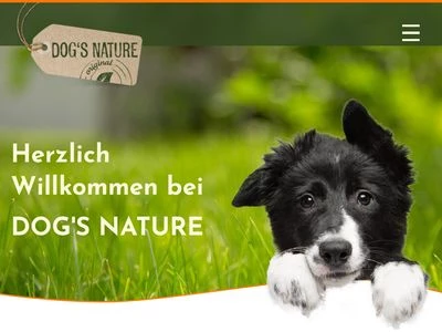 Website von DOG’S NATURE GmbH