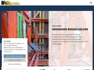 Website von Mooser-Schwingungstechnik GmbH