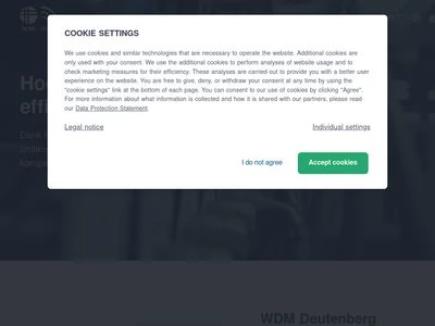 Website von Deutenberg Drahttechnik GmbH