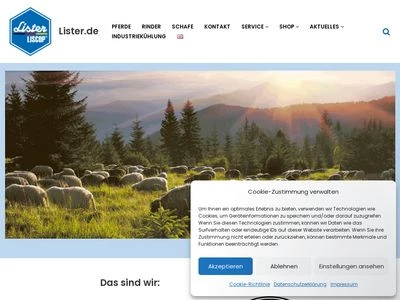 Website von Lister GmbH