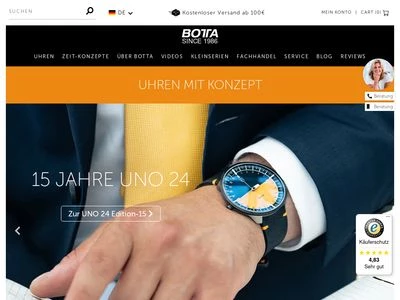 Website von Botta-Design