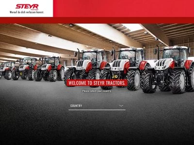 Website von CNH Industrial Österreich GmbH - Steyr Traktoren
