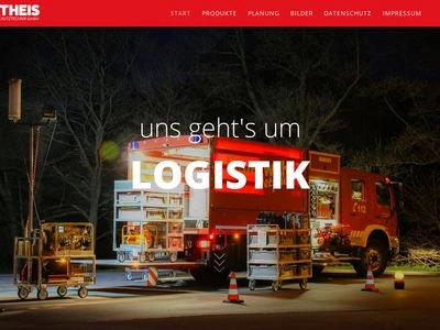 Website von THEIS Brandschutztechnik GmbH