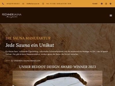Website von Fechner GmbH + Co. KG