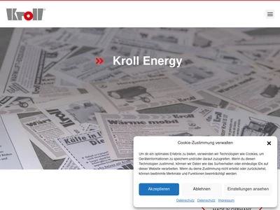 Website von Kroll GmbH