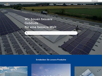 Website von Kingspan GmbH