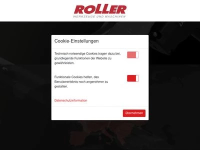 Website von Albert Roller GmbH & Co KG