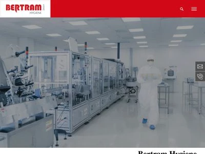 Website von Bertram GmbH