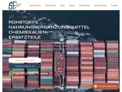 Website von Jürgen Schoos Export GmbH