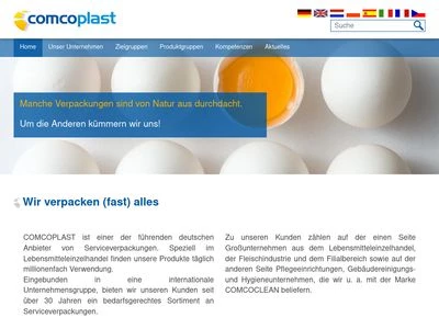 Website von Comco Plast Comco Commercial Cooperation GmbH