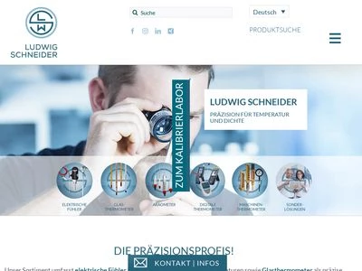 Website von Ludwig Schneider GmbH & Co. KG