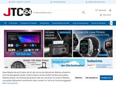 Website von Jay-tech GmbH