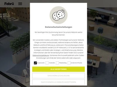 Website von Febrü Büromöbel Produktions- & Vertriebs-GmbH