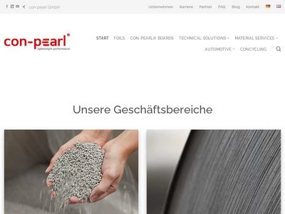 Website von con-pearl GmbH