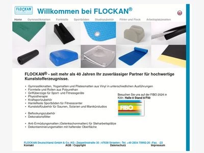 Website von FLOCKAN Deutschland GmbH & Co. KG