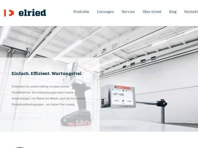 Website von Elried Markierungssysteme GmbH
