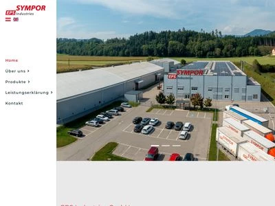 Website von EPS Industries GmbH