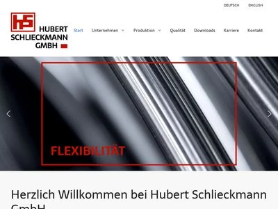 Website von Hubert Schlieckmann GmbH