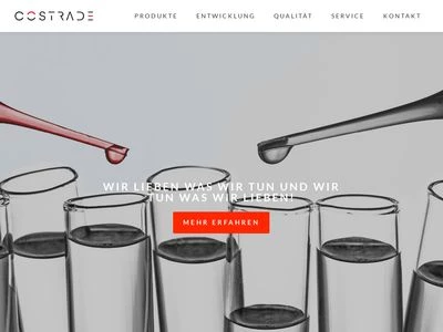 Website von CosTrade Beauty Consulting GmbH