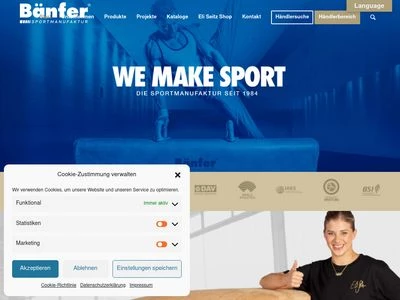 Website von Bänfer GmbH