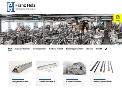Website von Franz Holz GmbH & Co. KG