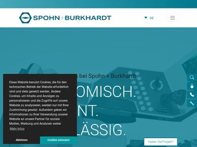 Website von Spohn & Burkhardt GmbH & Co. KG